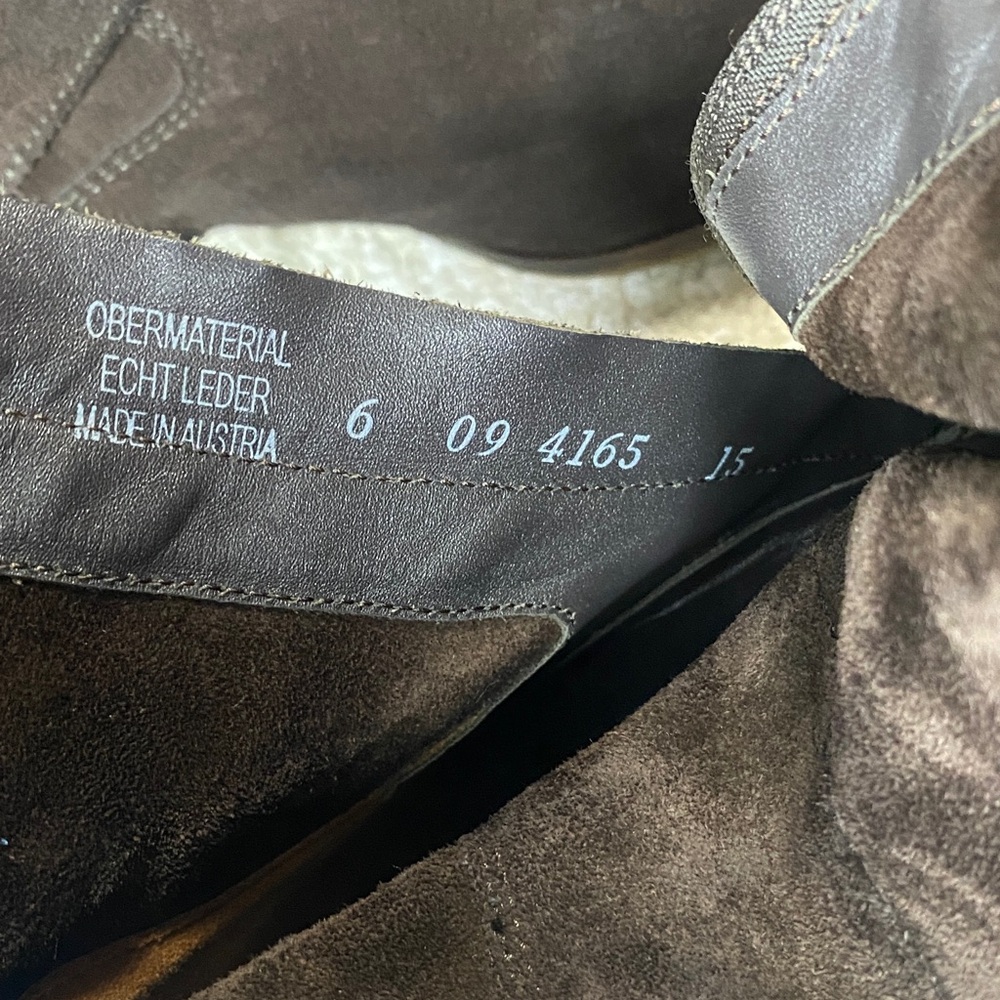 Paul Green Dark Brown Ankle Boots with Double Buckles measures 27.5 centimeters - Picture 14 of 16
